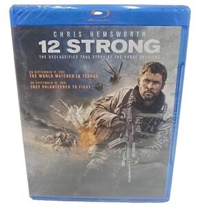 12 Strong (Blu-ray, 2018) Chris Hemsworth DVD Sealed